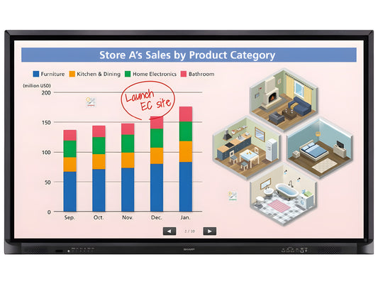 Sharp PN-CE701H AQUOS BOARD 70" Interactive Display - PNCE701H