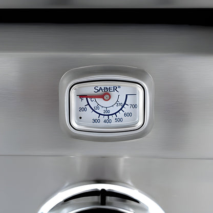 Saber Grills Elite 4-Burner Built-In Grill, Natural Gas - R67SB1017