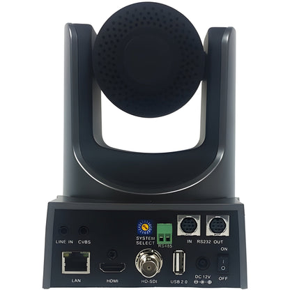 PTZOptics PT12X-NDI-GY Live Broadcast & Conference Camera (Gray) - PT12XNDIGY