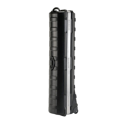 SKB Cases ATA Standard Hard Plastic Wheeled Golf Bag Travel Case, Black (2 Pack) - 112999