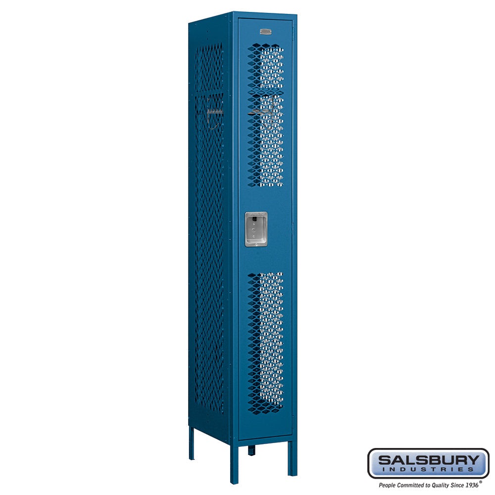 Salsbury 12" Wide Single Tier Vented Metal Locker - 1 Wide - 71152