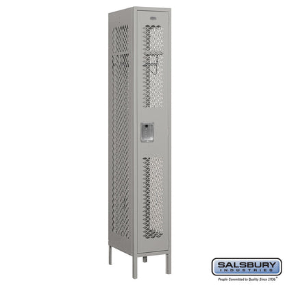 Salsbury 12" Wide Single Tier Vented Metal Locker - 1 Wide - 71152