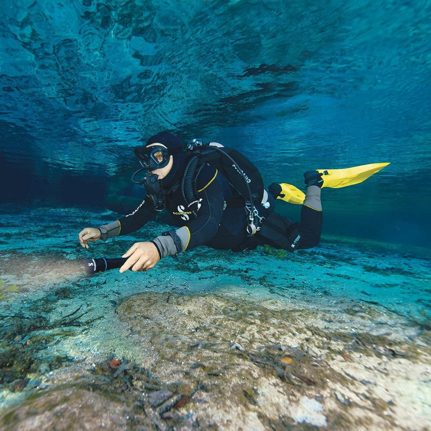 ScubaPro S-TEK Pro Back Plate / Wing Harness System for Single or Twin Tank Diving - BCD402 30LB