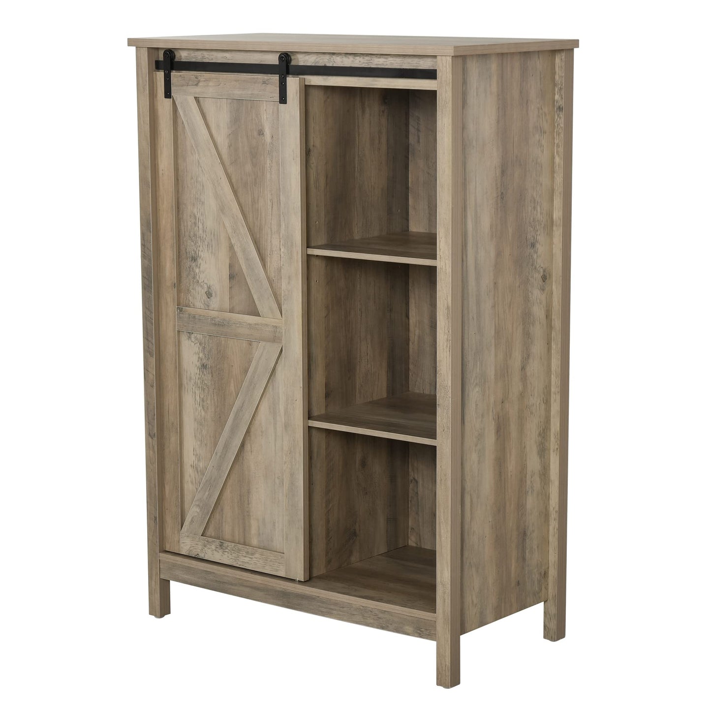 HomCom Sideboard Sideboard Dresser 2 Shelves Door with Frame - B08FMS9QTY