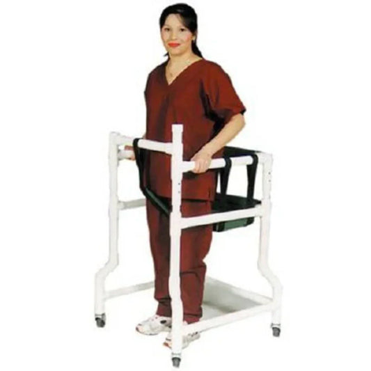 Patterson Medical Supply - Walker Chair Adjustable Height PVC Frame 250 lbs. Weight Capacity 33 to 36 Inch Height - 563324