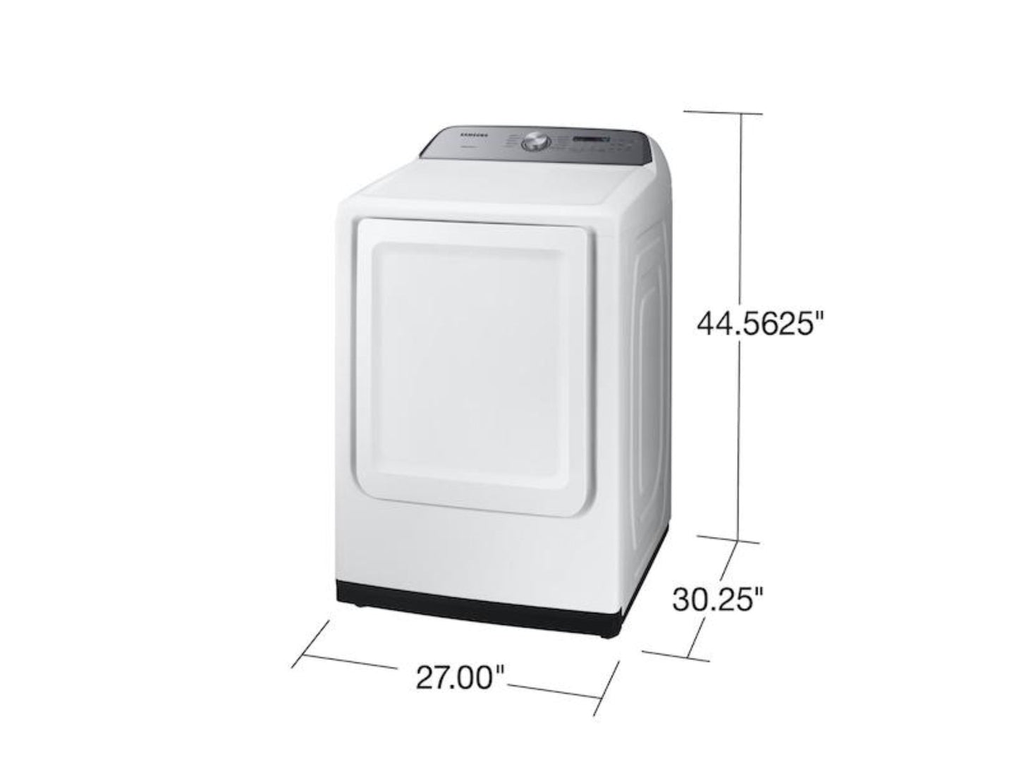 SAMSUNG DVG50R5200W 7.4 cu. ft. Gas Dryer with Sensor Dry in White - DVG50R5200W-KT