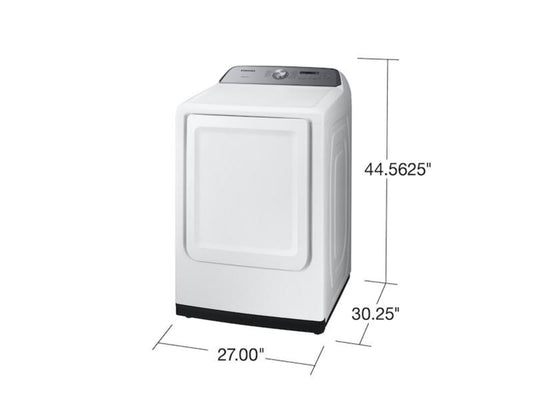 SAMSUNG DVG50R5200W 7.4 cu. ft. Gas Dryer with Sensor Dry in White - DVG50R5200W-KT