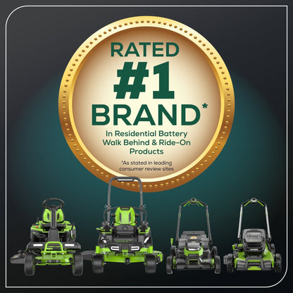 Greenworks 80V 60" MaximusZ Zero Turn Lawn Mower w/ (4) 8Ah Batteries, (2) 16Ah Batteries & 1.5kW Wall Charger - 7423502