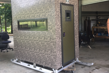 Big Dogg Deer Blinds Aluminum and Insulated Deer Blinds 4' X 6' Elevated with 8' Base and Detachable Ladder Big Dogg - BD4X68BAL