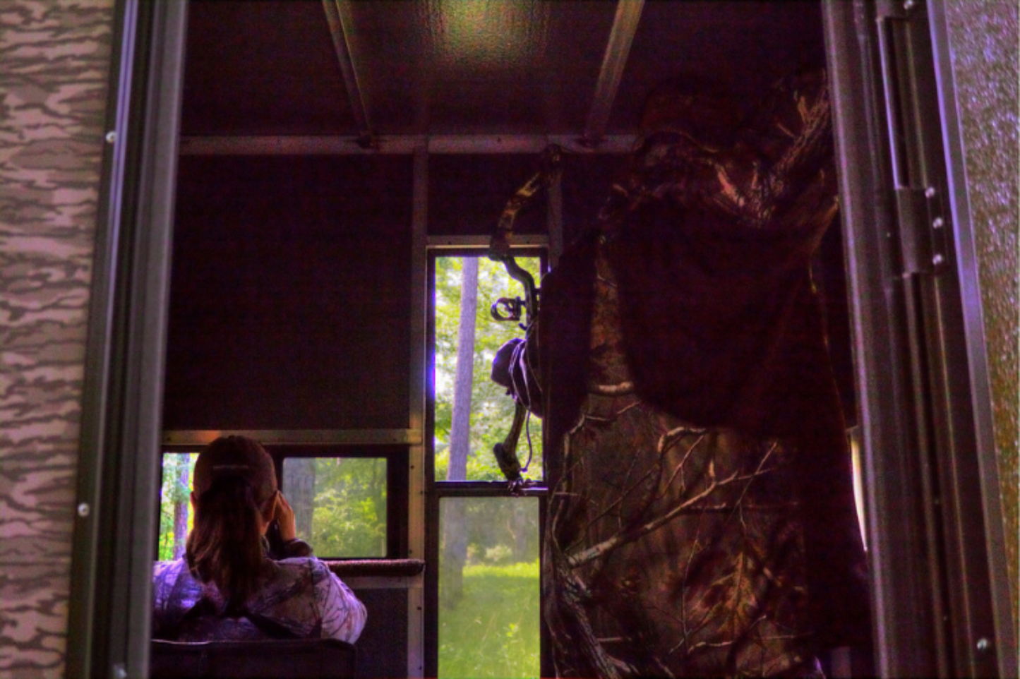 Big Dogg Deer Blinds Aluminum and Insulated Deer Blinds 6' X 6' Elevated with 5' Base and Detachable Ladder for Big Dogg - BD6X65BDL