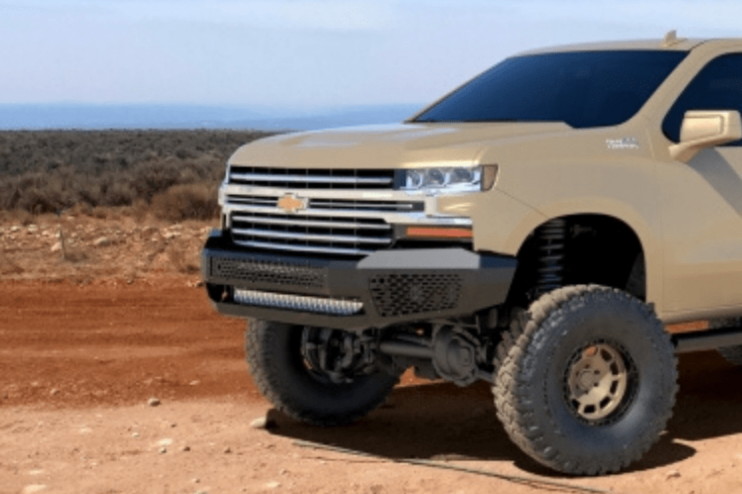 Ranch Hand MFC19HBMN 2019-2022 Chevy Silverado 1500 Midnight Series Front Bumper - MFC19HBMN