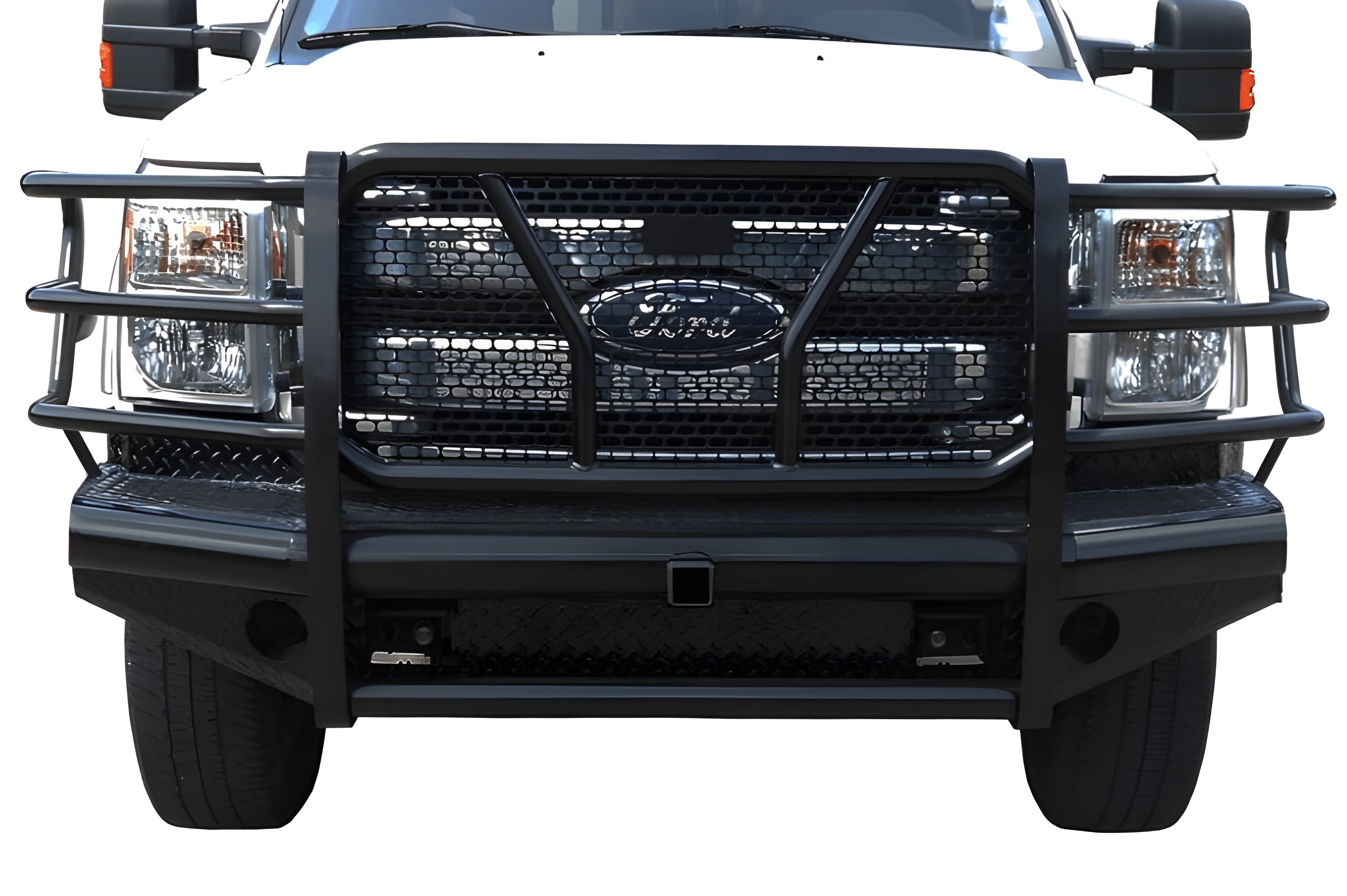 Steelcraft Ford F450/F550 Superduty 2011-2016 HD Replacement Front Bumper With Grille Guard Hitch Receiver -  HD11370R