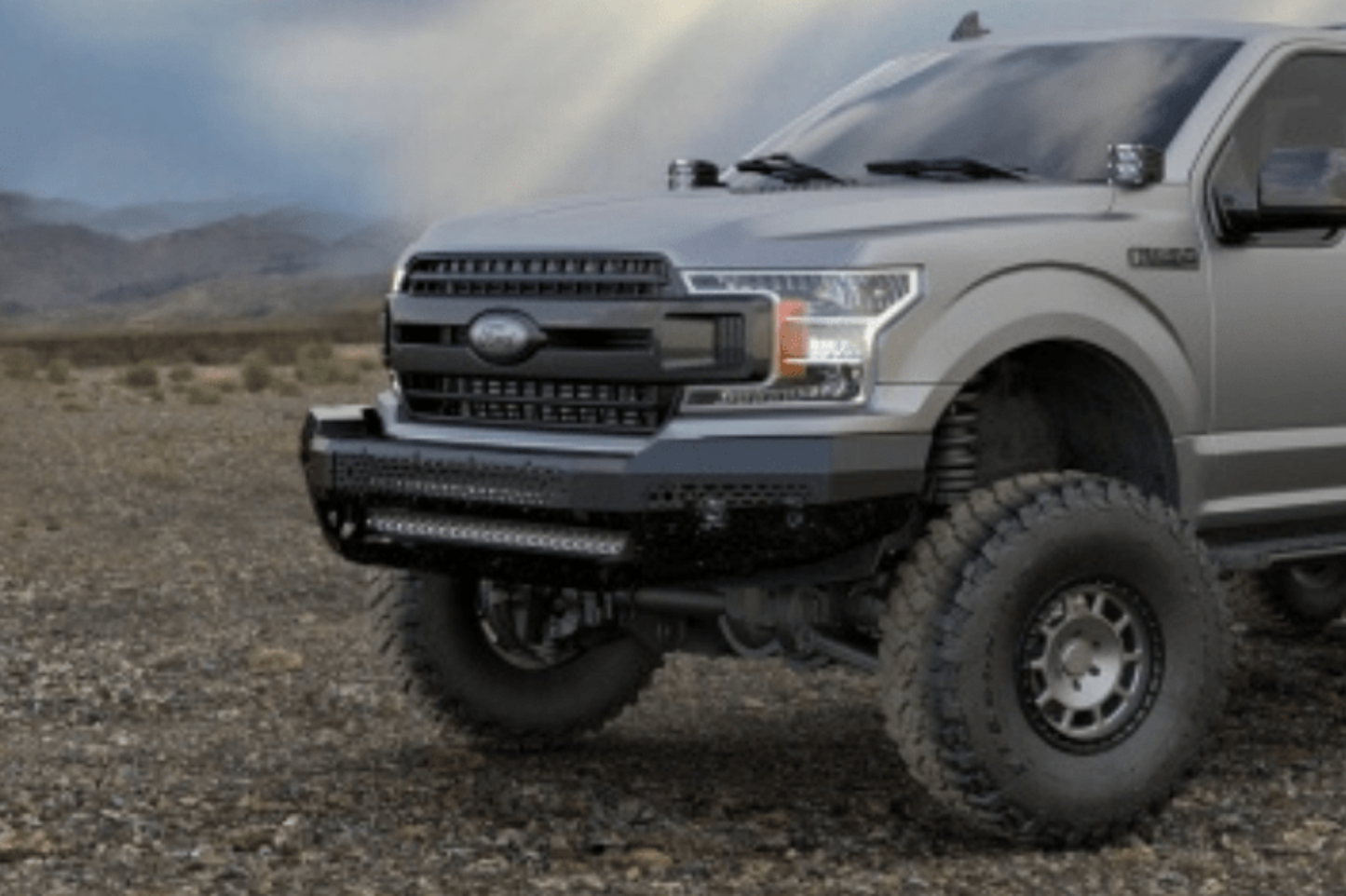 Ranch Hand MFF18HBMN 2018-2020 Ford F150 Midnight Series Front Bumper - MFF18HBMN