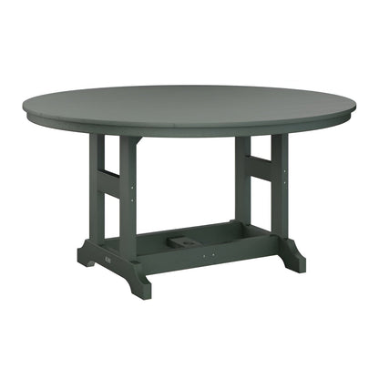 Berlin Gardens Harbor 60" Round Table - Dining Height - HRT0060DBK