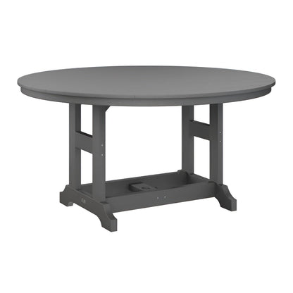 Berlin Gardens Harbor 60" Round Table - Dining Height - HRT0060DBK
