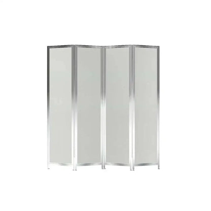 Forbes Industries 7853 1" Loft Series Mobile Partition , 4 Double-Sided Hinged Panels - 7853