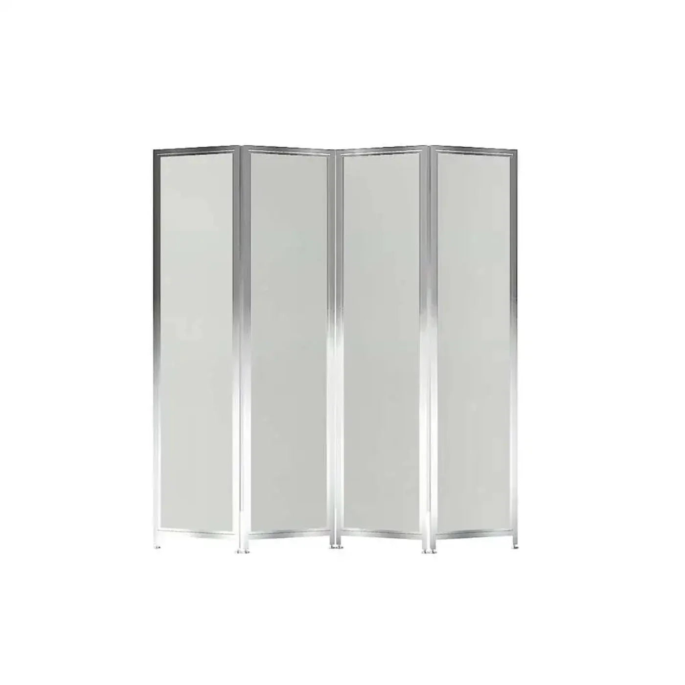 Forbes Industries 7853 1" Loft Series Mobile Partition , 4 Double-Sided Hinged Panels - 7853