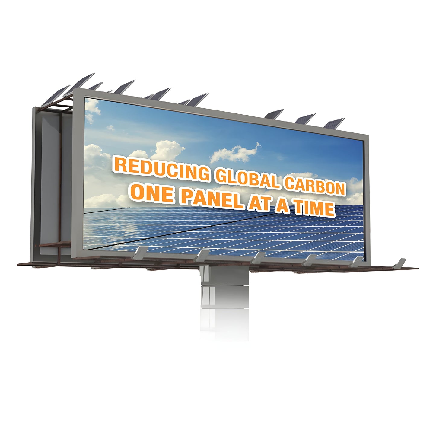 AVS Energy Solar Billboard Light 60 Watt 7200 Lumens 5000K Yoke/Pole Mount IP67  - AVS-SFL60W-Yoke
