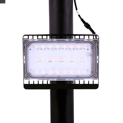 AVS Energy Solar LED Flood Light 40 Watt 5600 Lumens 5000K - AVS-BLK-40W