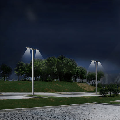 AVS Energy Solar LED Street Light 30 Watt 6091 Lumens 5000K Smart Street Light Parking Lot Light Solar All in One Street Light  - AVS-AI1SE-30W