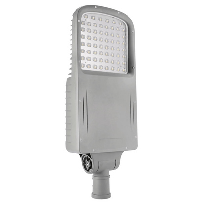 Solar LED Street Light 50 Watt 6200 Lumens 5000K | Smart Street Light Built In Bluetooth | All in One SE Street Light - AVS-CYS-50W