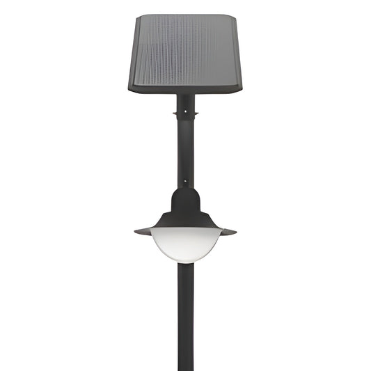 AVS Energy Solar Street Pole Light 40 Watt 6000 Lumens 5000K Black Housing Pathway Lighting Garden Light Solar Post Top CAPE Light - AVS-CAPE-40W