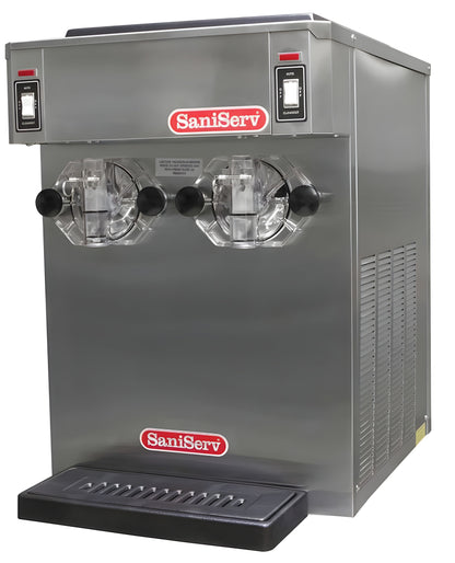 SaniServ 791 | 21.3" Wide 40 Qt. Air-Cooled Double Hopper Countertop Frozen Drink Machine - SAN-791A