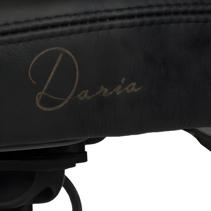 Salli Premium SwingFit Saddle Stool with Stylish Leather Upholstery