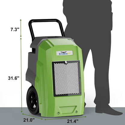 AlorAir® Storm Pro Dehumidifier | 180 PPD Smart Wi-Fi Industrial Dehumidifier - Storm Pro-G-AMZ-A-1