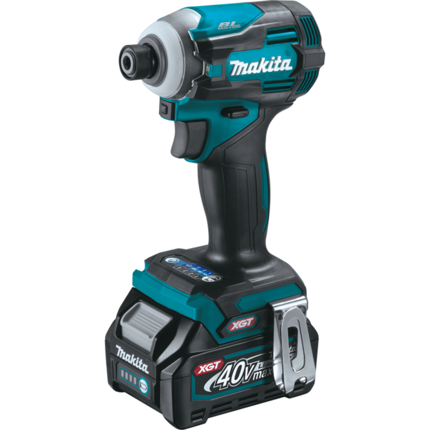 Makita 40V MAX XGT Brushless Cordless 4-Speed Impact Driver Kit (2.5Ah - GDT01D