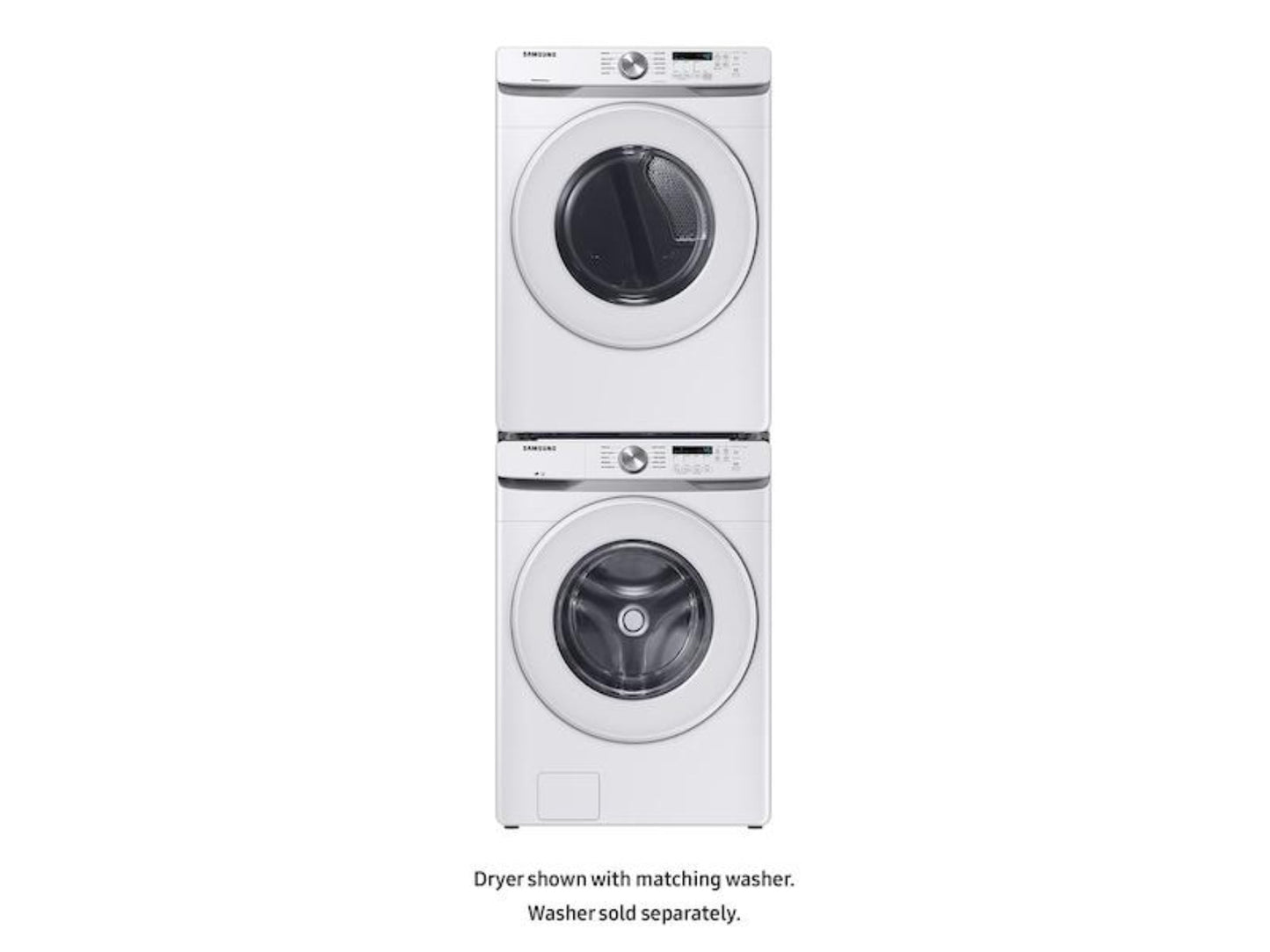 SAMSUNG DVG45T6000W 7.5 cu. ft. Gas Dryer with Sensor Dry in White - DVG45T6000W-KT
