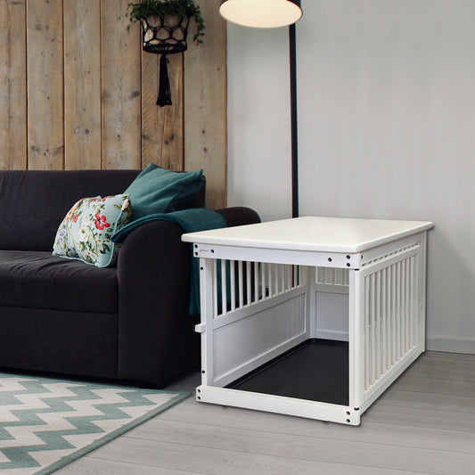 Richell Wooden End Table Pet Crate Medium and Large - RI-80013