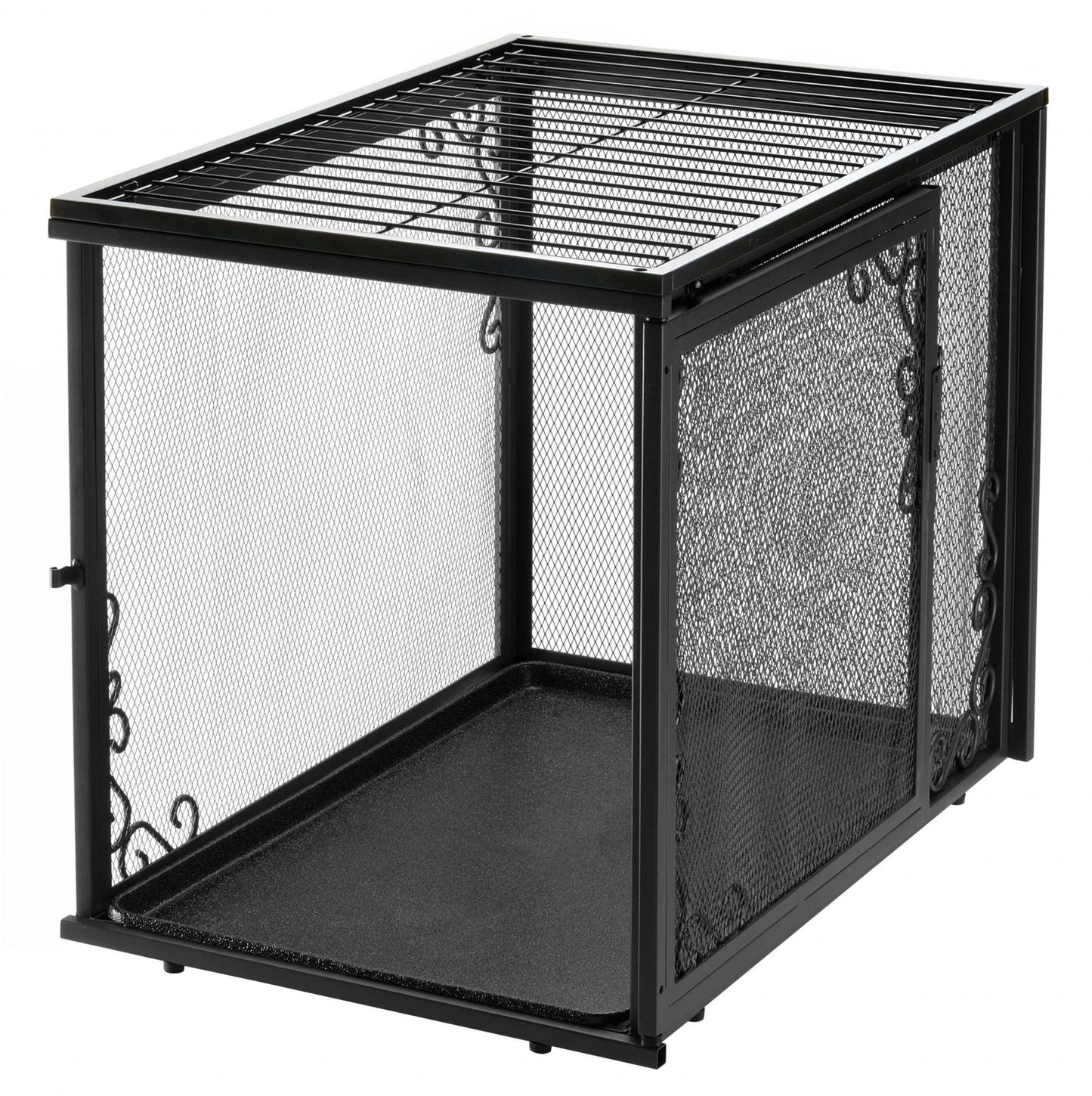 Richell Metal Mesh Pet Crate Medium - RI-80017