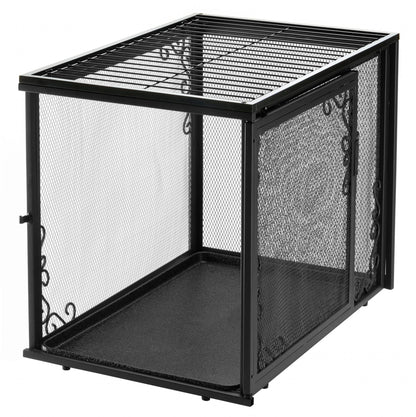 Richell Metal Mesh Pet Crate Medium - RI-80017