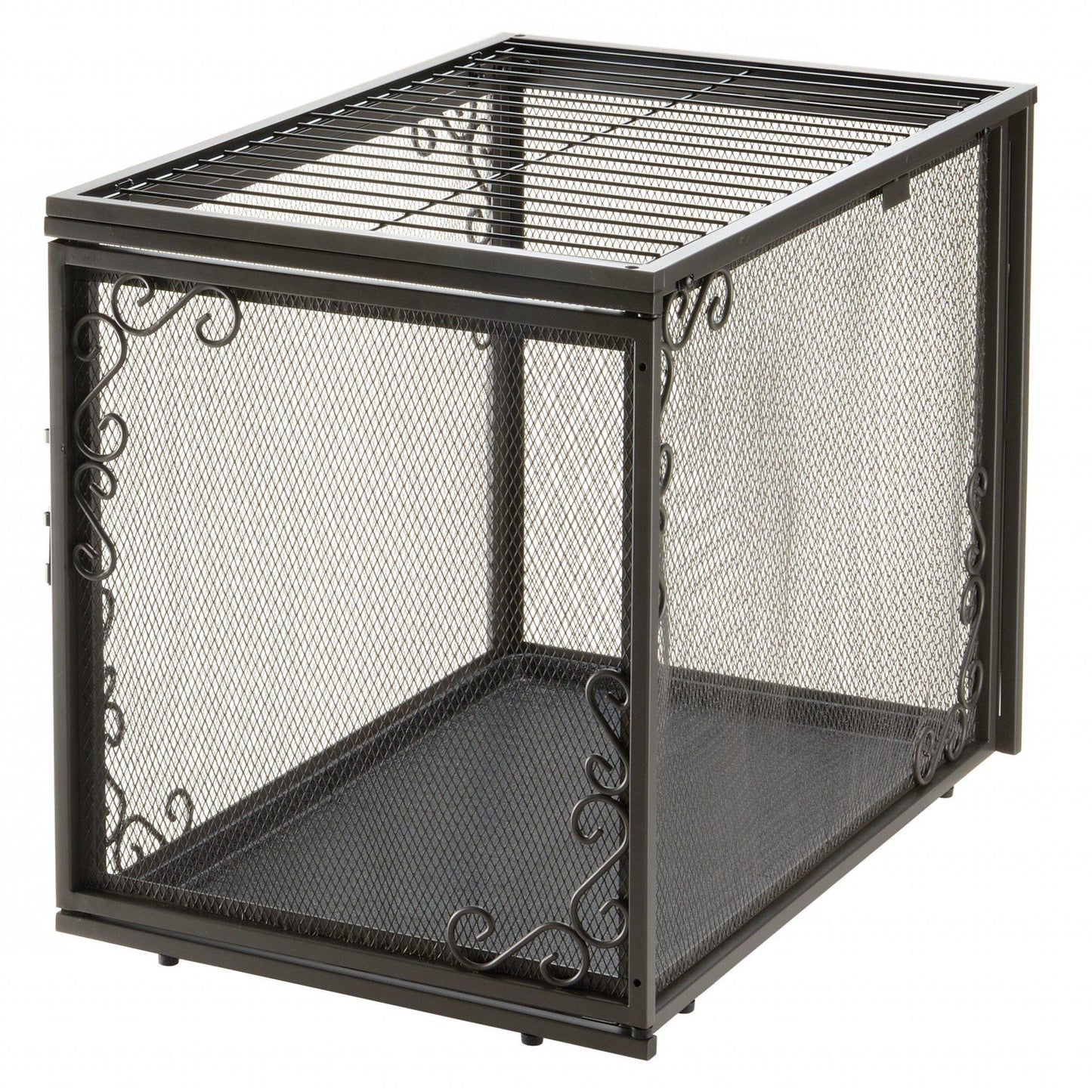 Richell Metal Mesh Pet Crate Medium - RI-80017