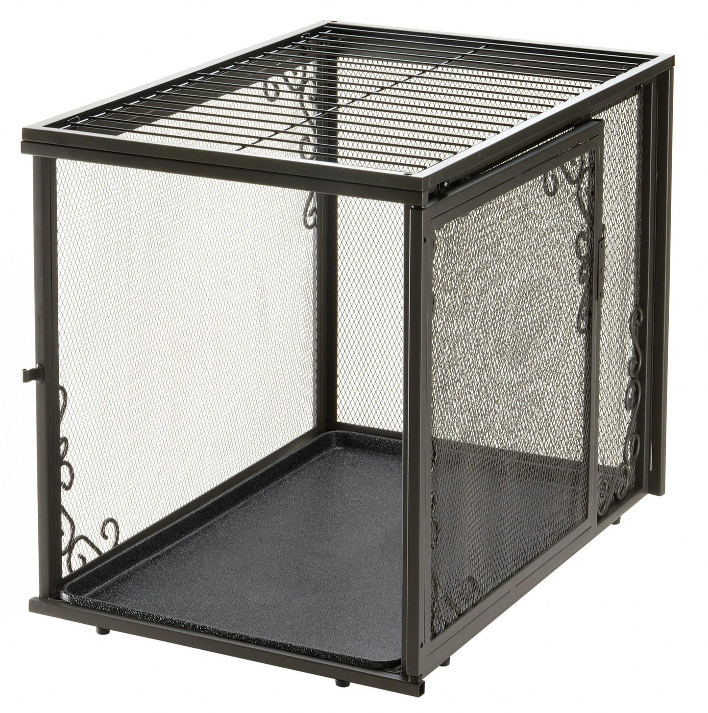 Richell Metal Mesh Pet Crate Medium - RI-80017
