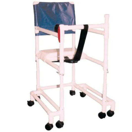 Patterson Medical Supply - Walker Chair Tall PVC Frame 300 lbs. Weight Capacity 33 to 40-1/2 Inch Height - 552518