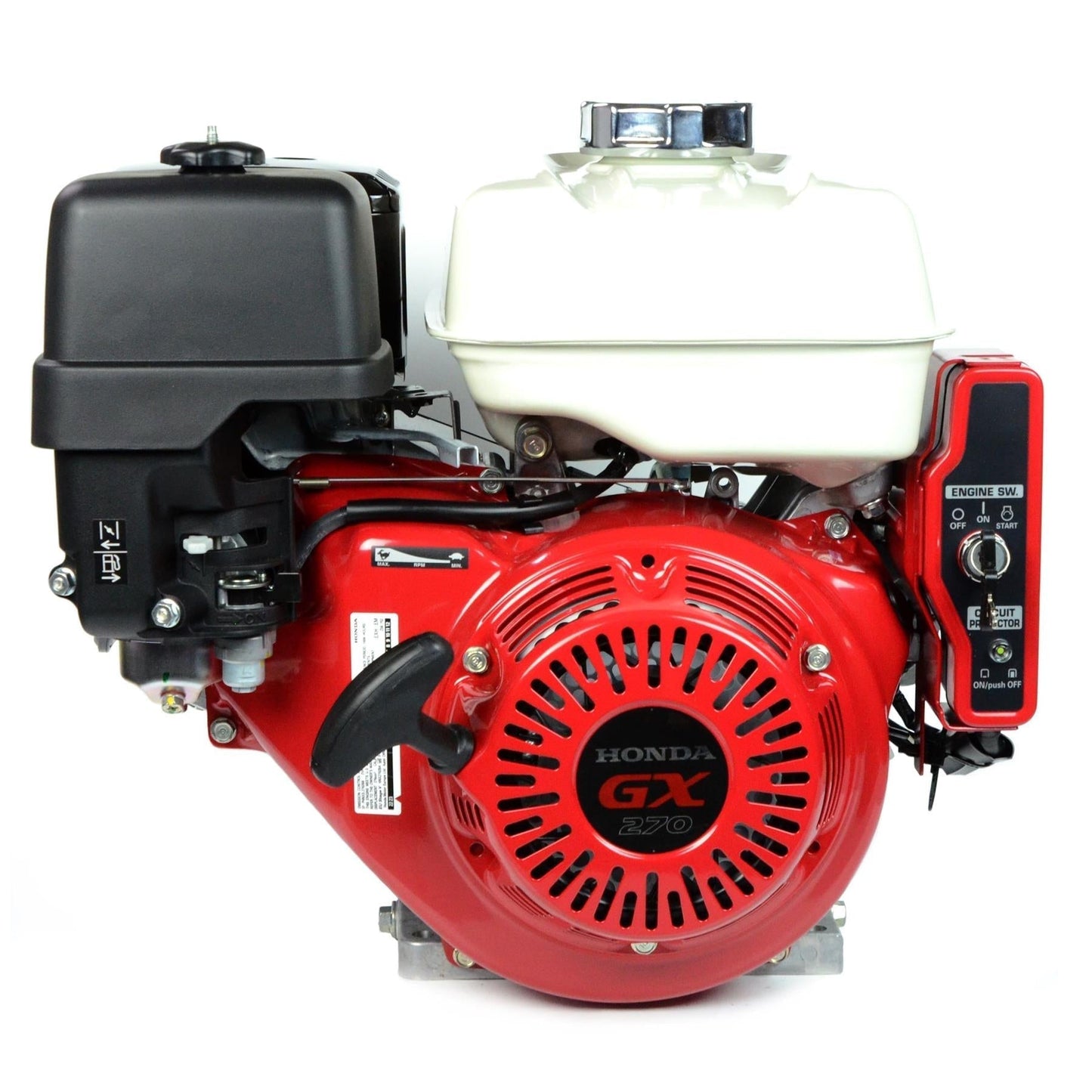 Honda Horizontal Engine with 2:1 Gear Reduction and Electric Start - HDA,GX270-RHE4