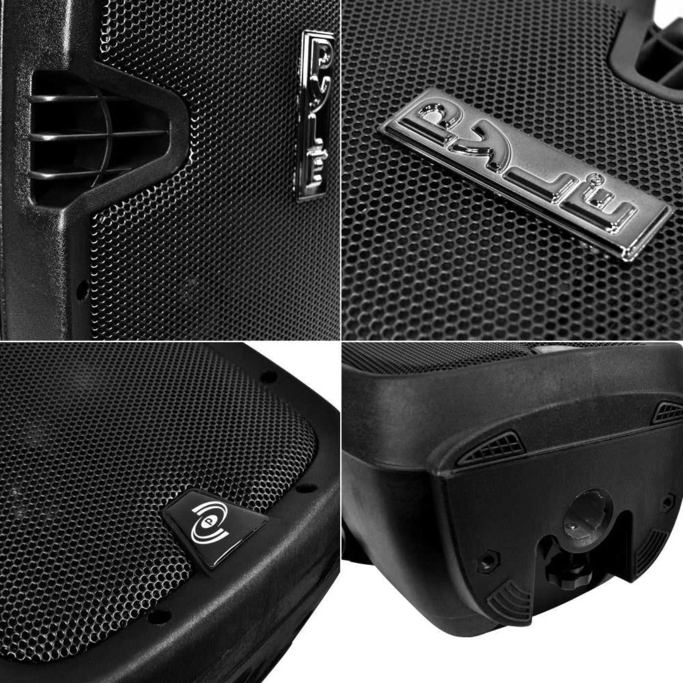Pyle Active Passive Bluetooth PA Dual Loudspeaker Sound System Kit & Microphones - 84543