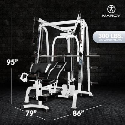 Marcy Pro Smith Cage Workout Total Body Training Home Gym System (For Parts) - 254758