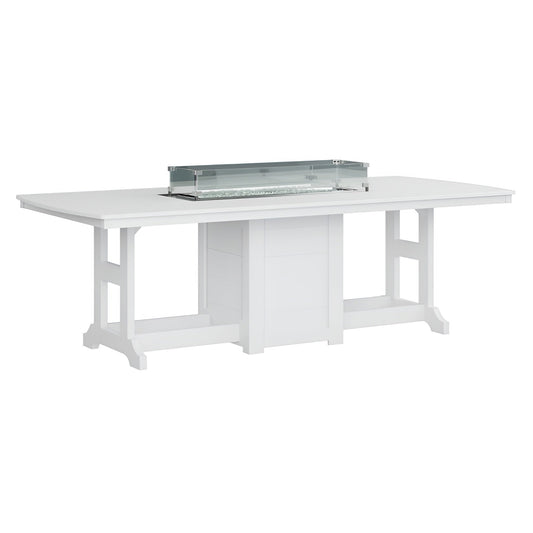 Berlin Gardens Garden Classic 44" x 96" Rectangular Fire Table - Bar Height- GCFT4496BBK