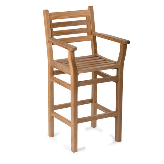 Acadia Grade A Teak Bar Armchair - 899569