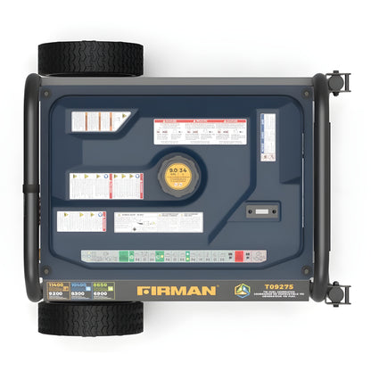 Firman Tri-Fuel Generator 9200W/11400W 120V/240V 50 Amp Electric Start With CO Alert New - T09275