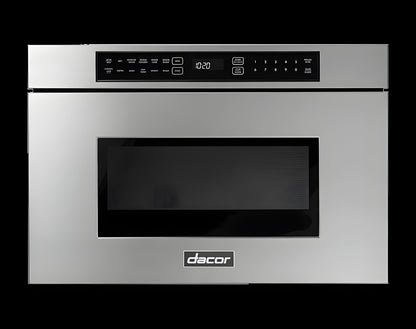 DACOR 24" Microwave-In-A-Drawer, Silver Stainless Steel - DMR24M977WS-KT