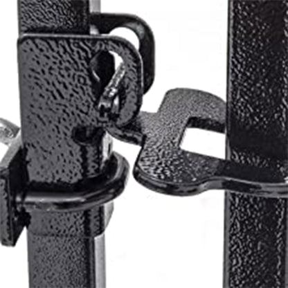 Lucky Dog Uptown Large Outdoor Covered Kennel Heavy Duty Dog Fence Pen (6 Pack) - 108454