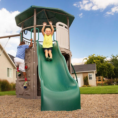 Lifetime Adventure Tower (Green And Tan) - 290633 - Backyard Provider