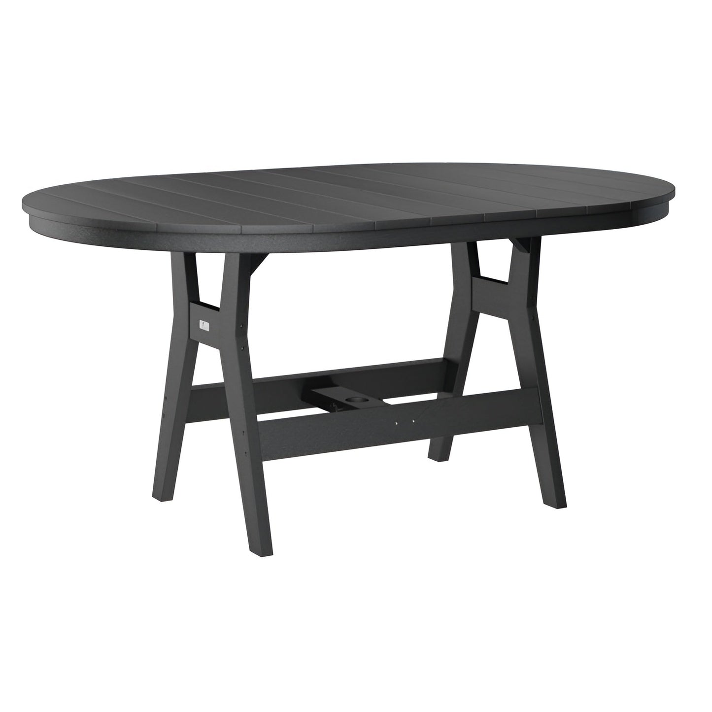 Berlin Gardens Harbor 44" x 64" Oblong Table - Dining Height- HOT4464DBK