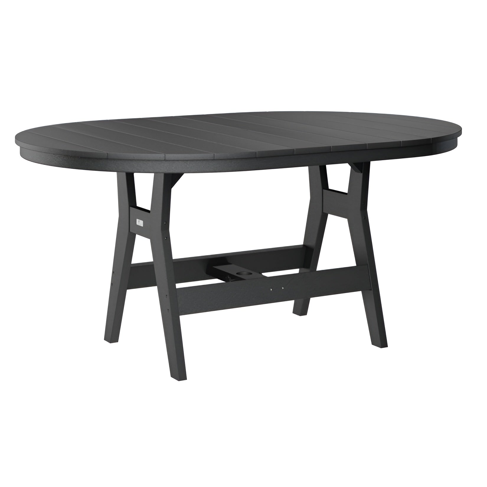 Berlin Gardens Harbor 44" x 64" Oblong Table - Dining Height- HOT4464DBK