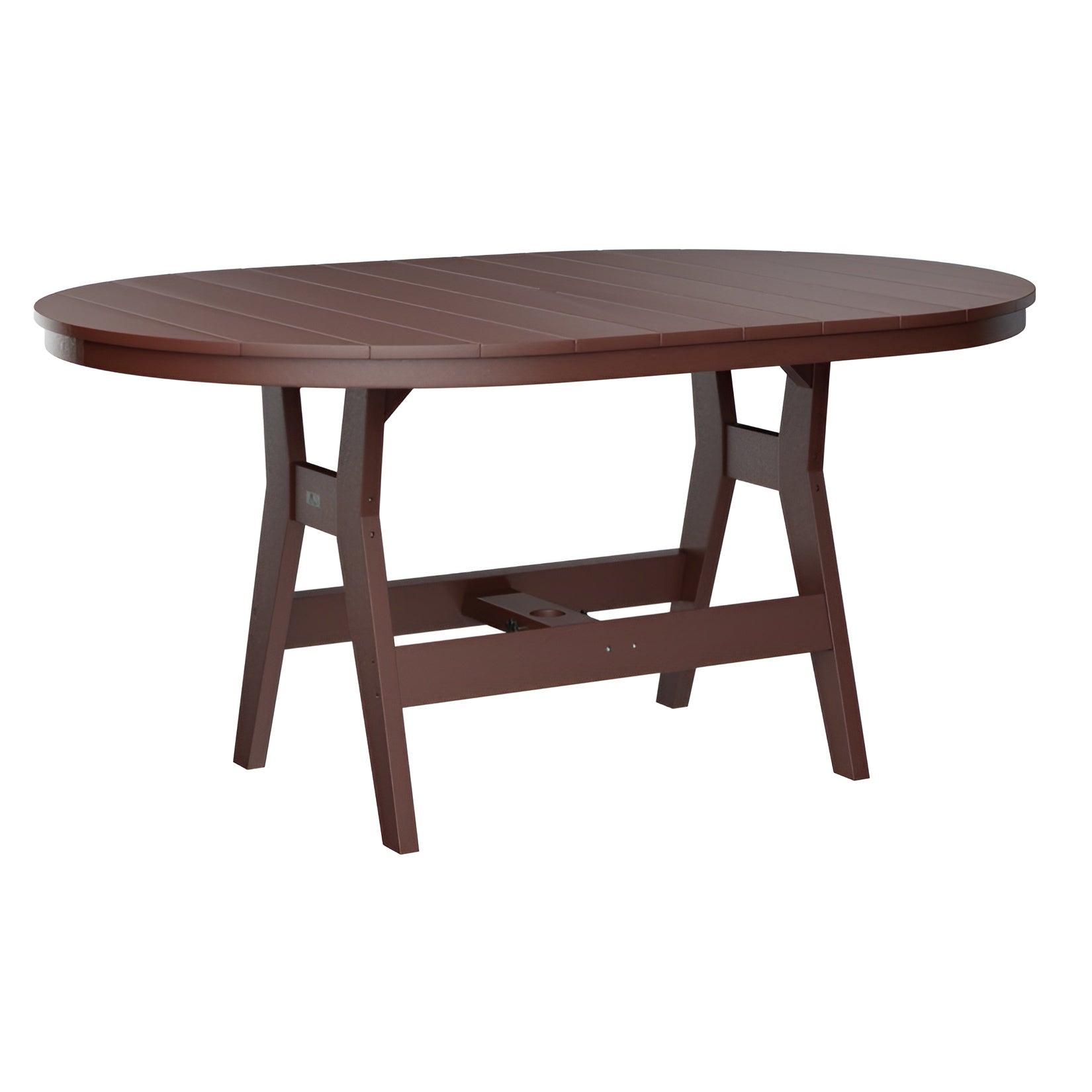 Berlin Gardens Harbor 44" x 64" Oblong Table - Dining Height- HOT4464DBK