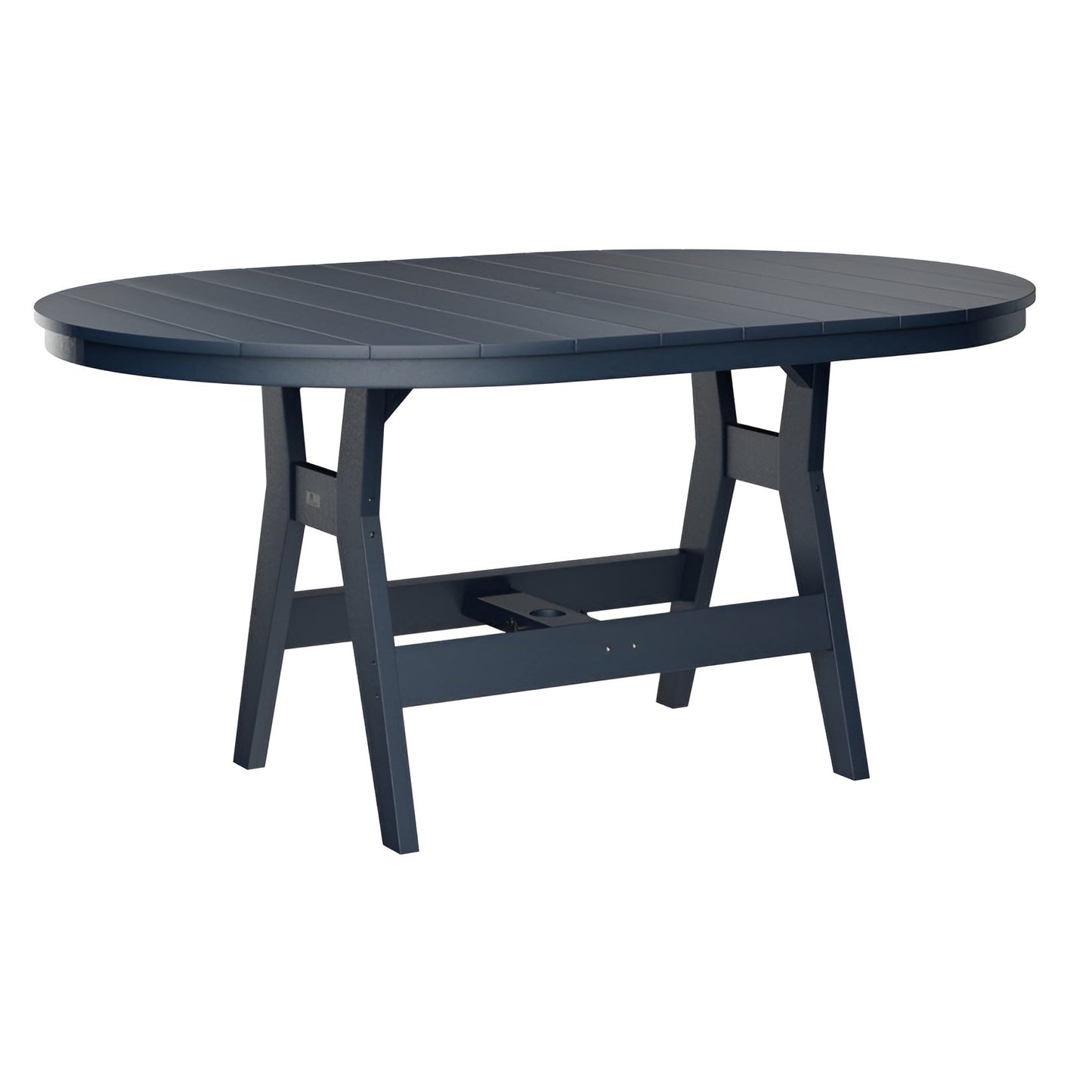 Berlin Gardens Harbor 44" x 64" Oblong Table - Dining Height- HOT4464DBK